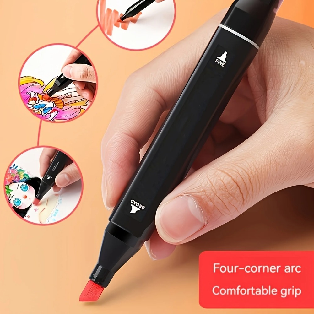 أقلام تلوين فنية ذات رأس مزدوج - مراجعة Copic Marker Sketch وسعره