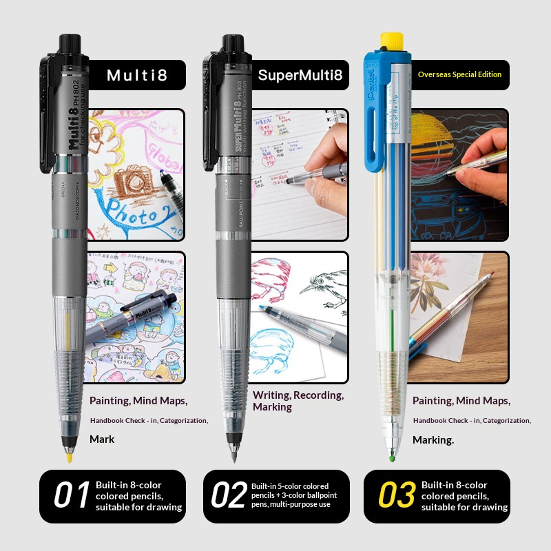 قلم رصاص ميكانيكي متعدد الوظائ - مراجعة Staedtler Pencil Lumocolor وسعره